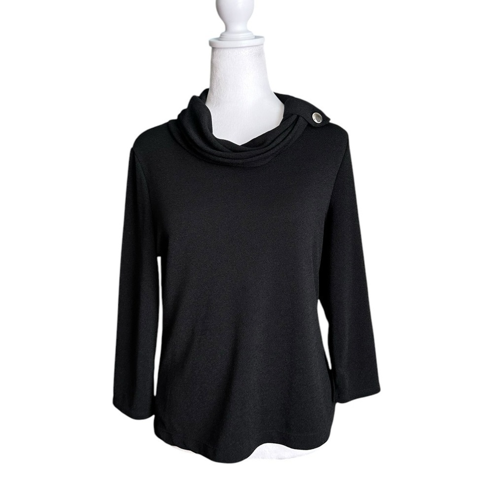 Easywear by Chico's Women Cowl Neck Blouse Size 0